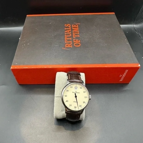 Meister Singer Salthora Single Hour Hand Watch Full Presentation